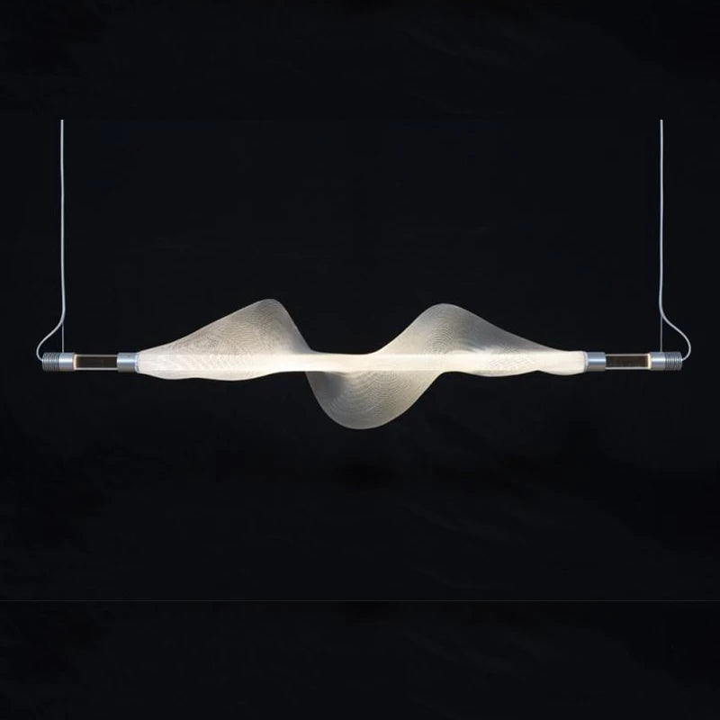 suspension design nordique tube lumineux pour intérieur décoratif - vue 3 sur 17