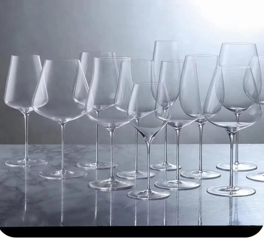 verre a vin cristal extra fin bord bombe - vue 2 sur 7
