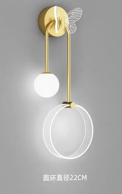 applique murale à led design nordique pour éclairage créatif intérieur - vue 11 sur 12