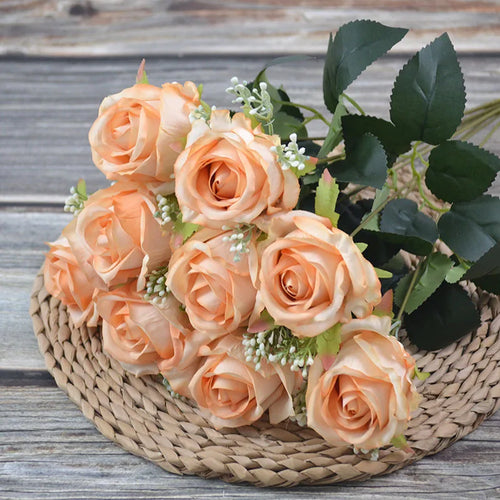 bouquet de pivoines artificielles pour décoration élégante et moderne - vue 2 sur 13