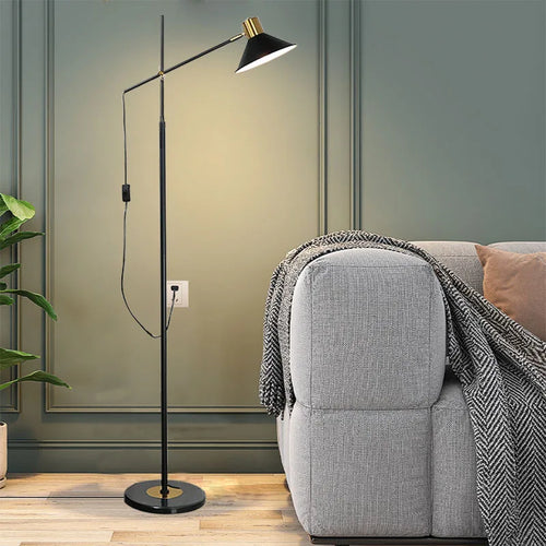 Modern minimalist Nordic floor lamp with creative LED light - vue 5 sur 7