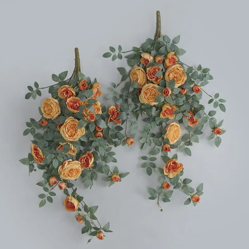 vigne de pivoine en soie artificielle pour décoration élégante - vue 11 sur 12