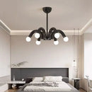 Modern milky white LED pendant light, living room, bedroom, children's room, creative decoration pendant light