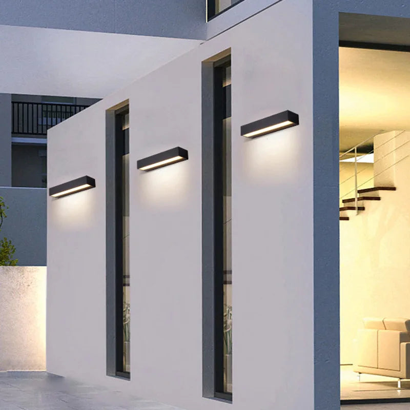 applique murale led imperméable d'extérieur pour jardin et garage - vue 4 sur 12