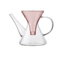 Theiere kung fu verre avec infuseur separation rapide
