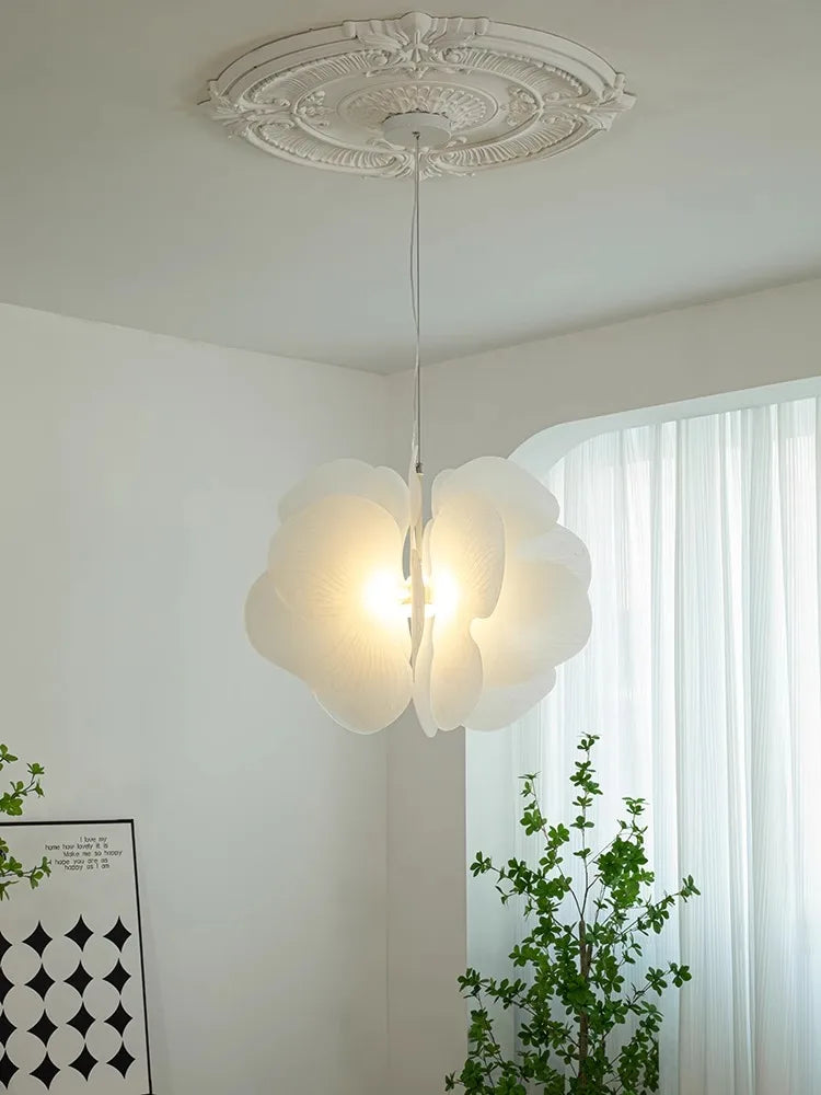lustre en acrylique avec suspension led papillon nordique - vue 4 sur 7