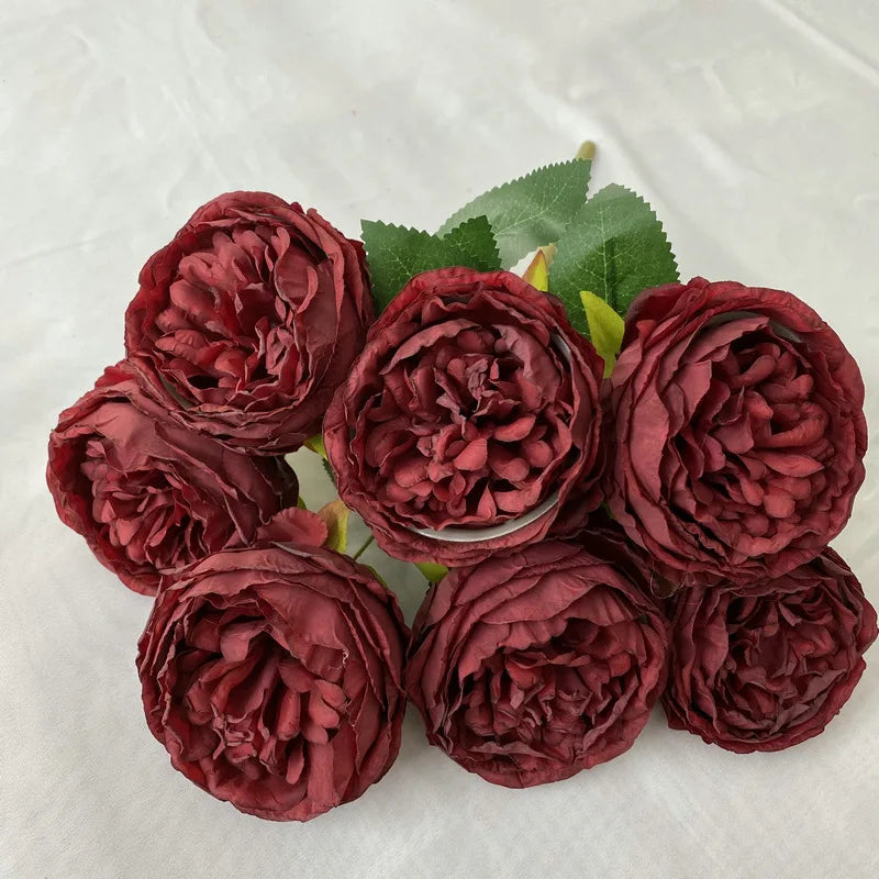 bouquet de roses artificielles décoratif pour mariage et événements - vue 14 sur 16
