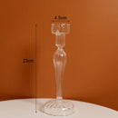 bougeoir vintage en verre pour mariage et dîners romantiques