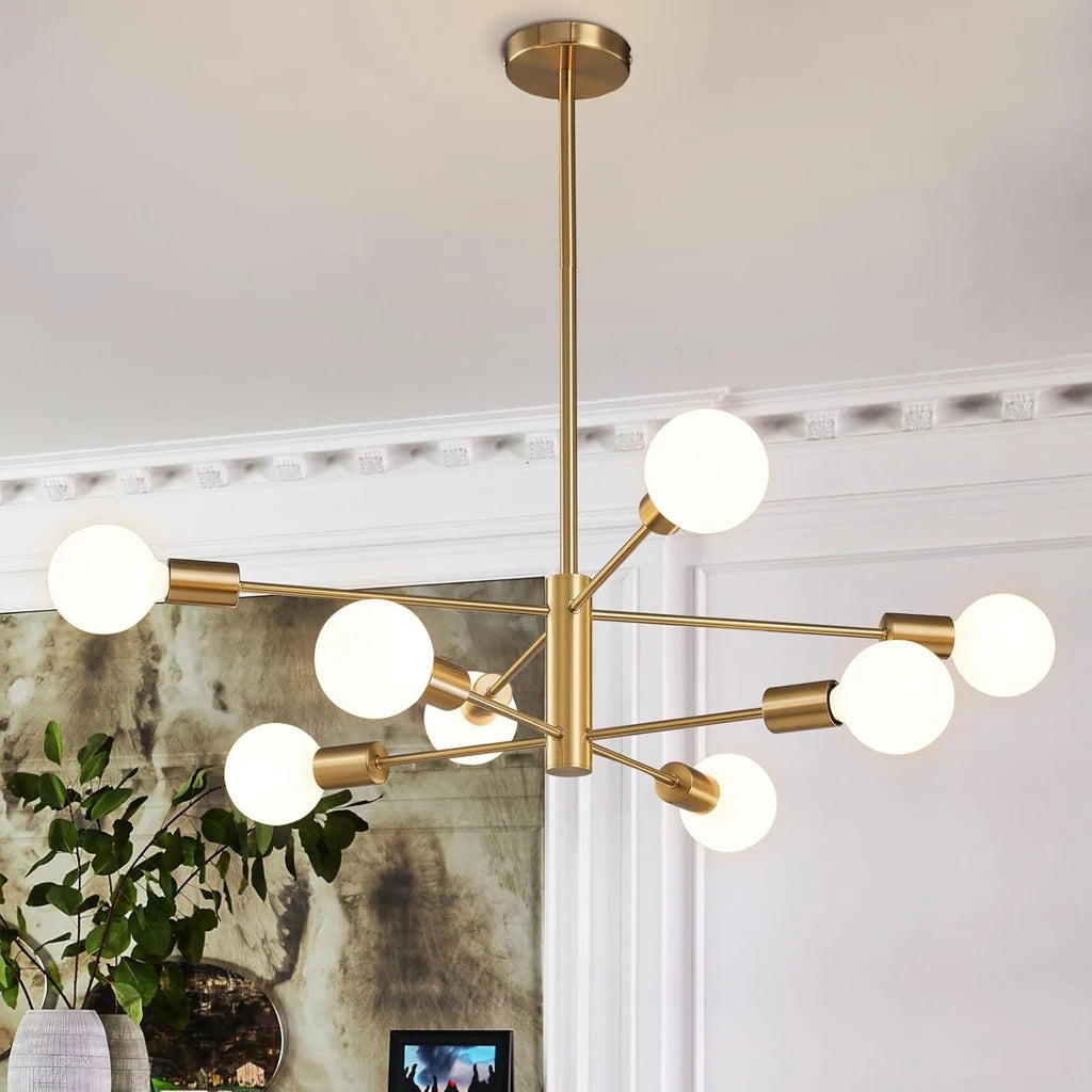 lustre moderne spoutnik pour un décor contemporain élégant - vue 10 sur 11