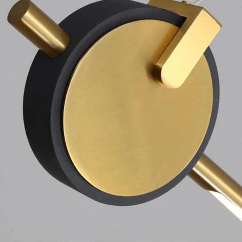 lustre minimaliste moderne en ligne droite pour bureau design - vue 5 sur 8