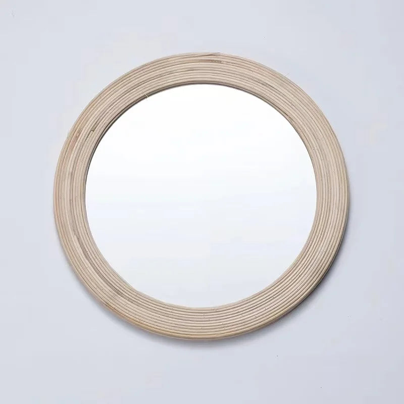 miroirs décoratifs en raphia pour une décoration murale élégante - vue 6 sur 13