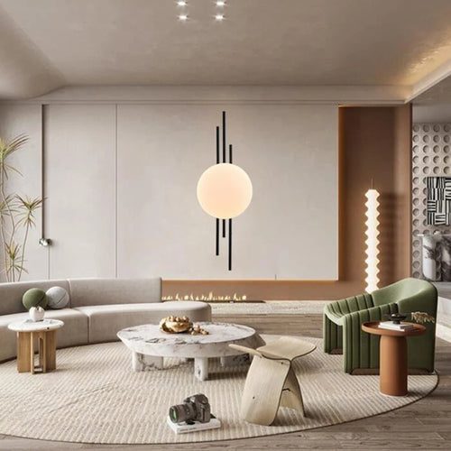 Nordic luxury LED wall lamp - vue 3 sur 14
