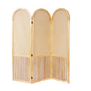 French rattan woven screen, solid wood, foldable, movable fireplace, covering living room decoration, simple home entry