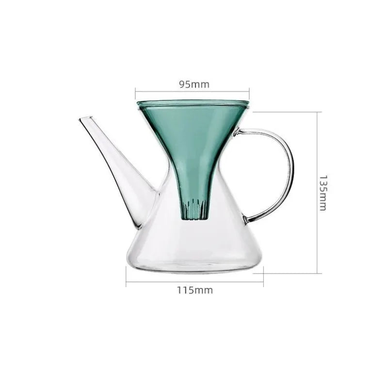 Théière kung fu verre infusion rapide avec filtre - vue 7 sur 7