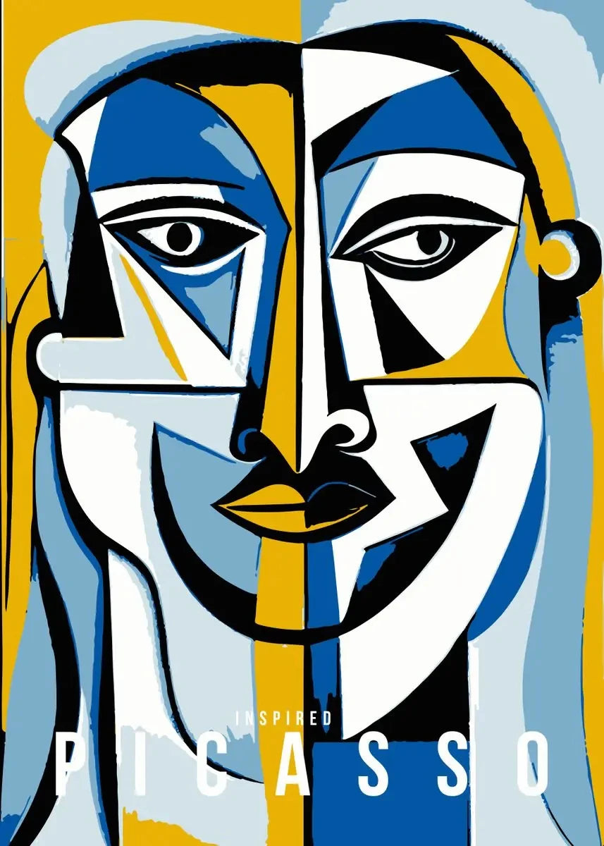 oeuvres d'art abstraites vintage de pablo picasso pour décoration intérieure
