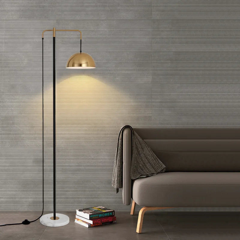 Lampadaire LED design loft avec fil apparent - vue 5 sur 8