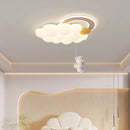 plafonnier led nuage arc-en-ciel pour chambre enfant