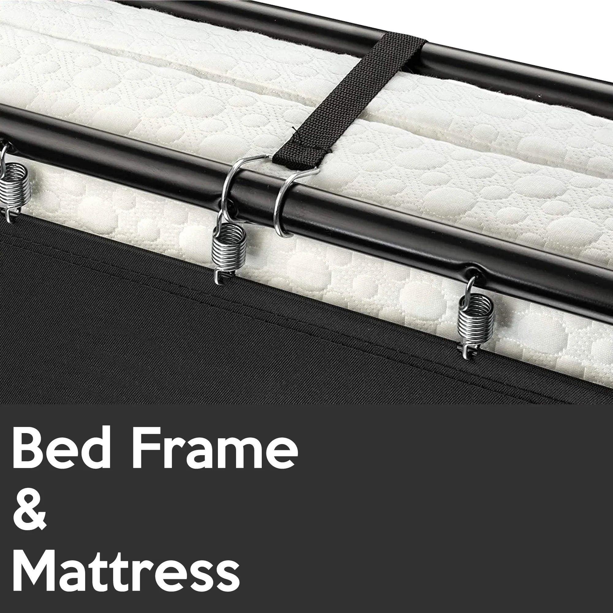 Folding Bed,Adult Guest Bed,80x190cm with 7cm Thick Memory Foam Mattress, Single Bed, Foldable Bed with Mattress Portable - vue 6 sur 6