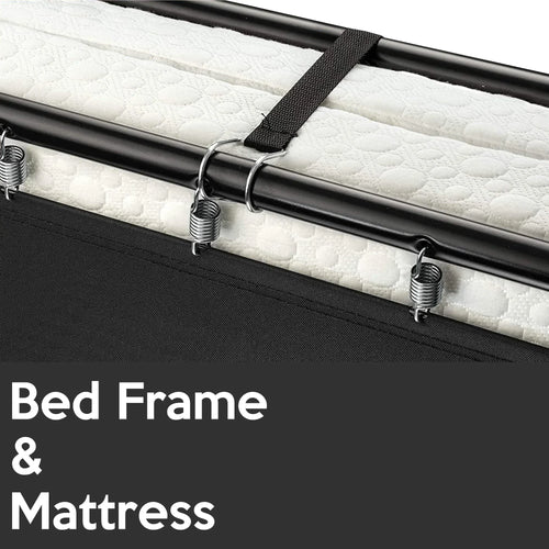 Folding Bed,Adult Guest Bed,80x190cm with 7cm Thick Memory Foam Mattress, Single Bed, Foldable Bed with Mattress Portable - vue 7 sur 6