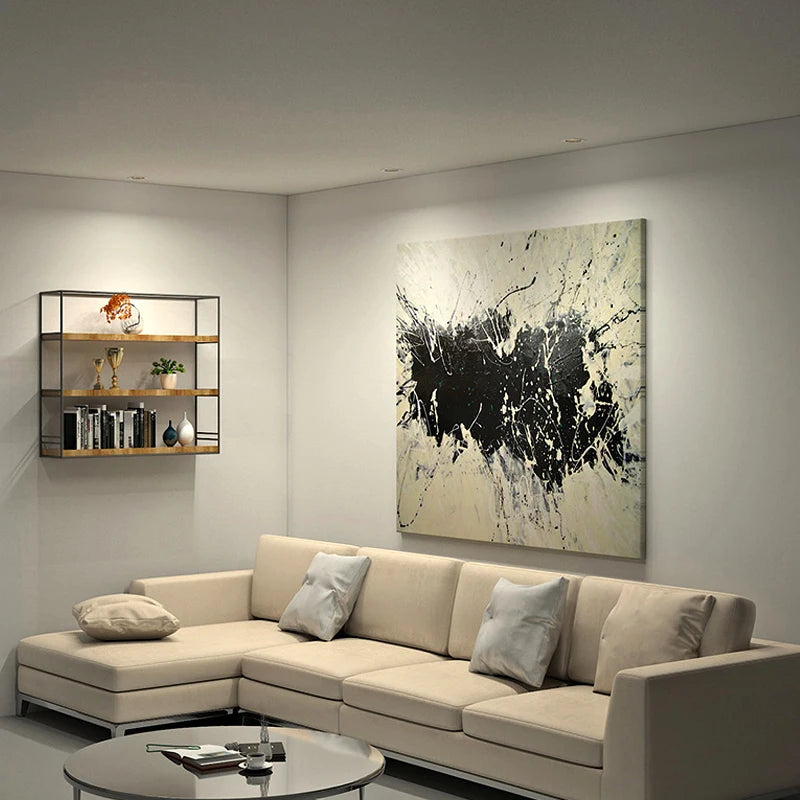 spot led moderne 6 trous noir et or pour décoration intérieure - vue 10 sur 10