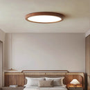 Walnut wood RA≥97, Modern Minimalism Wabi-sabi, Ultra thin eye protection Ceiling light for Living room, Bedroom, Study, Master