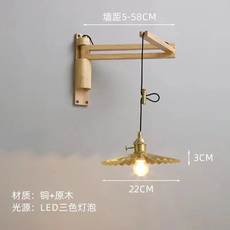 applique murale extensible en cuivre design élégant pour divers espaces - vue 13 sur 23