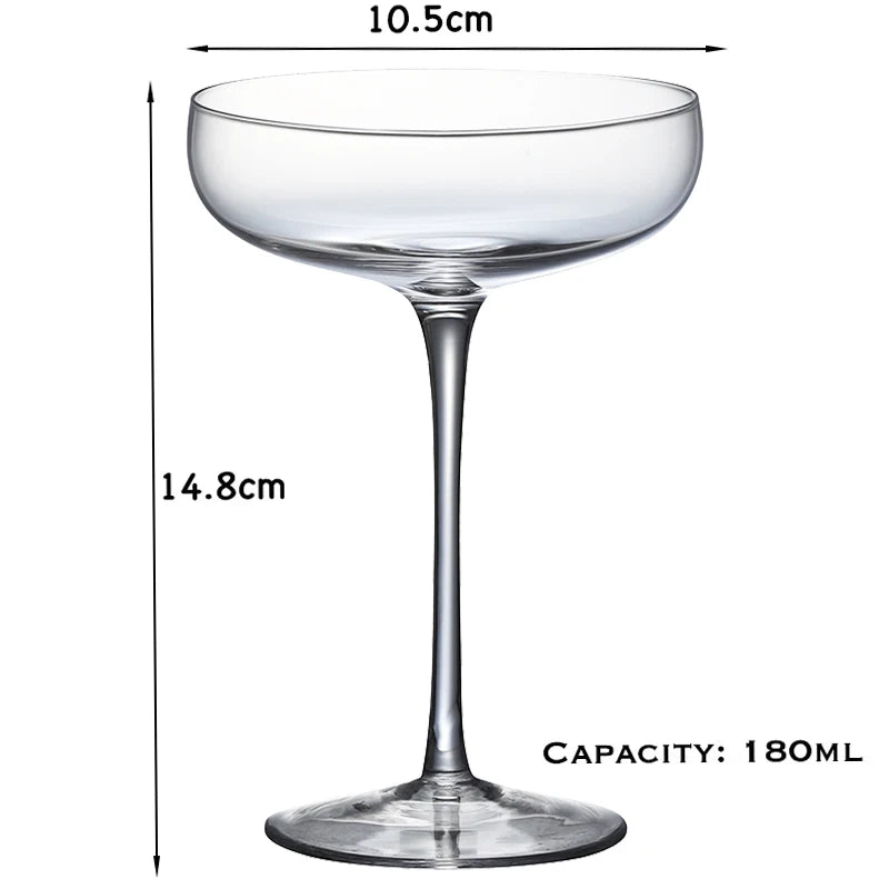 Verre coupe martini 180 ml style élégant cocktail - vue 3 sur 6