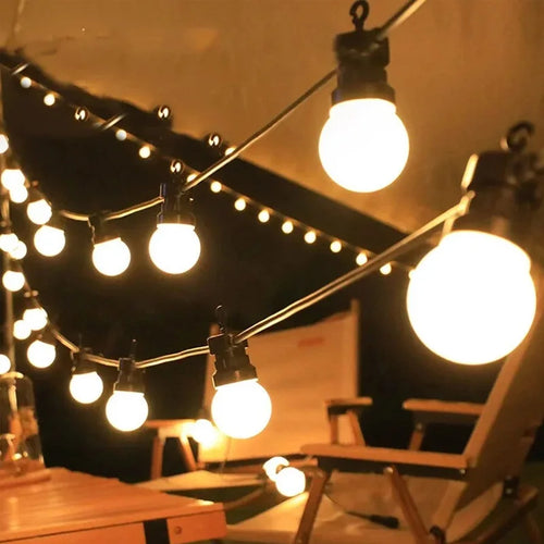 guirlande lumineuse led étanche pour camping et fêtes