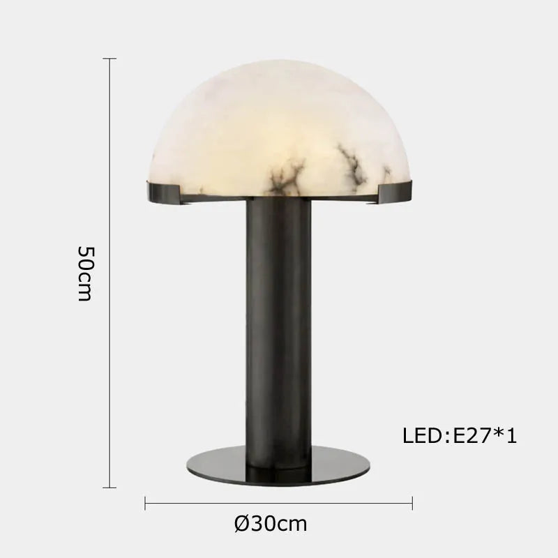 lampe à poser rétro en tissu marbré pour décoration intérieure - vue 16 sur 21