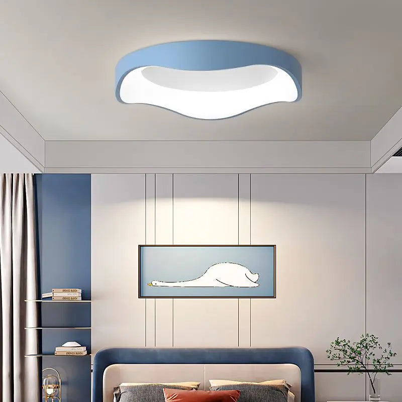plafonnier led nuages acryliques éclairage intérieur moderne réglable - vue 7 sur 15