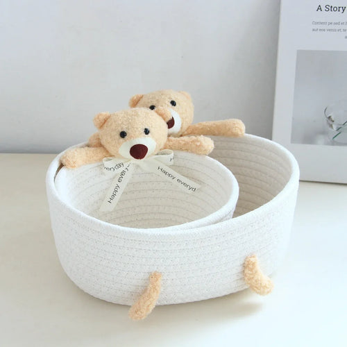 paniers de rangement multifonctionnels pour organiser jouets et objets