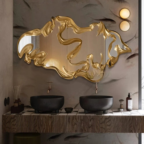 miroir décoratif léger de style européen personnalisable pour intérieur - vue 3 sur 11