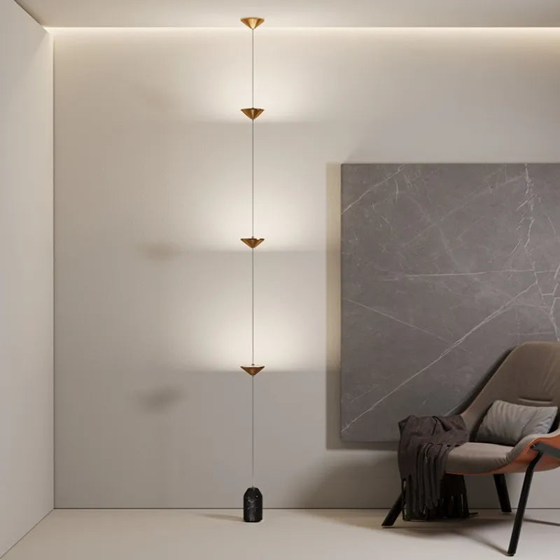 Minimalisme nordique chevet lampadaire Led moderne Simple réglable en métal lampadaire marbre canapé décor éclairage Led Luminaria - vue 3 sur 19