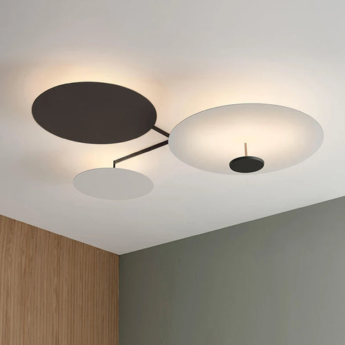 lustre moderne à led au design artistique pour décoration intérieure