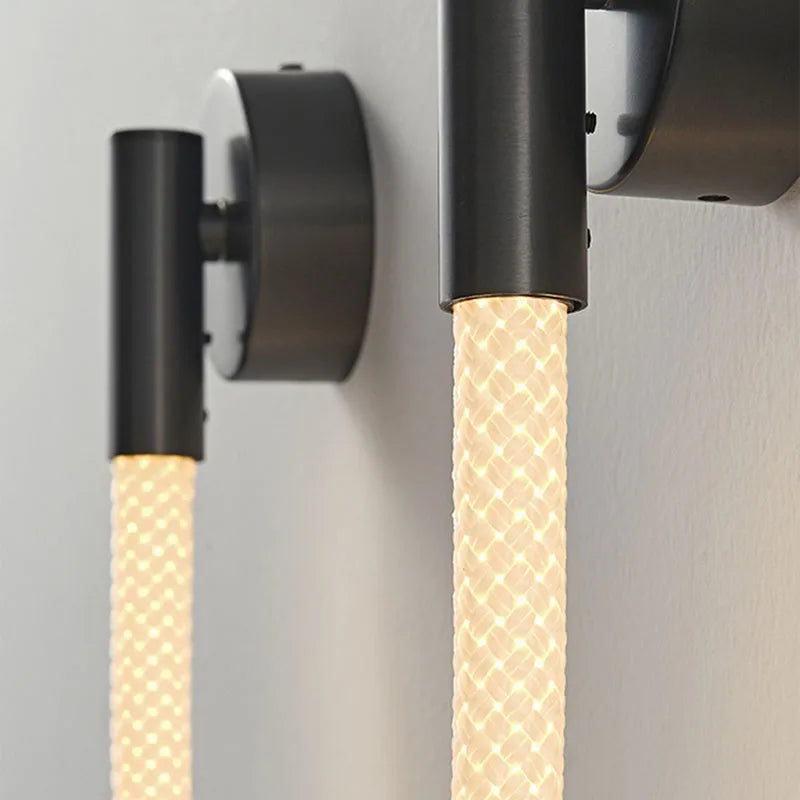 applique murale en acier inoxydable et silicone 	 style