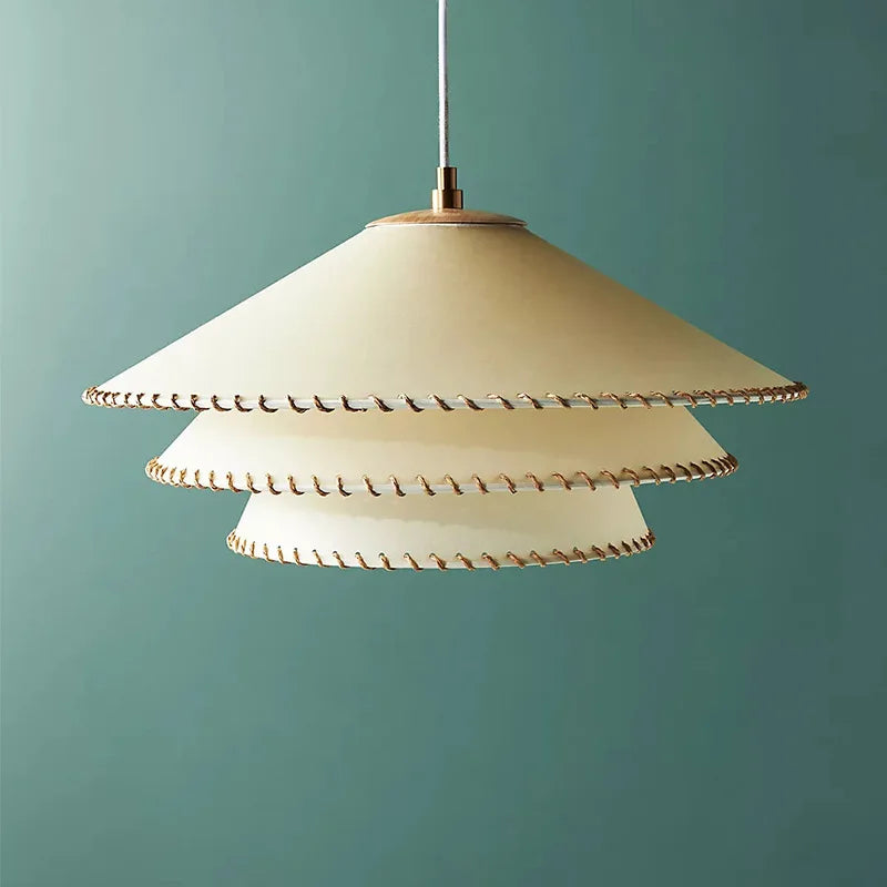 lustre en tissu nordique pour décoration intérieure élégante - vue 3 sur 9