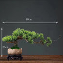 décoration intérieure faux arbre bonsaï style chinois pour un paysage apaisant