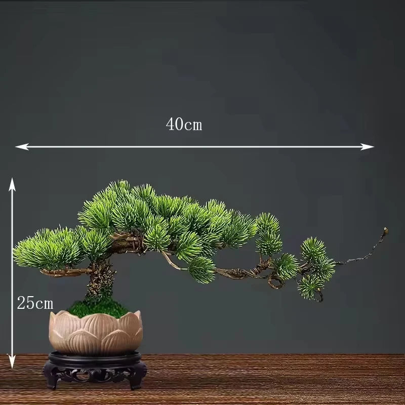 décoration intérieure faux arbre bonsaï style chinois pour un paysage apaisant - vue 22 sur 33