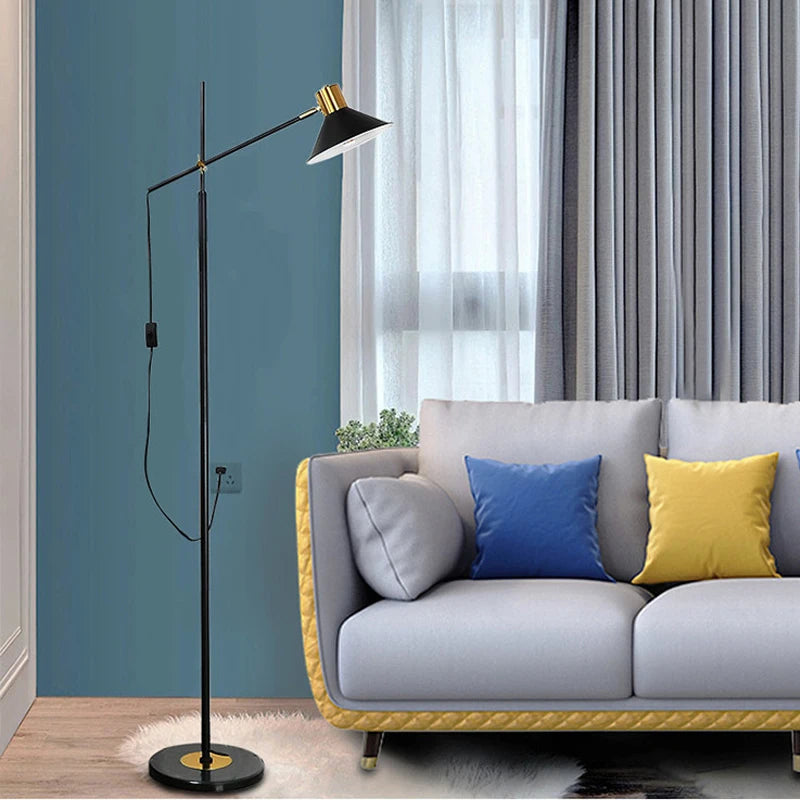 Modern minimalist Nordic floor lamp with creative LED light - vue 3 sur 7