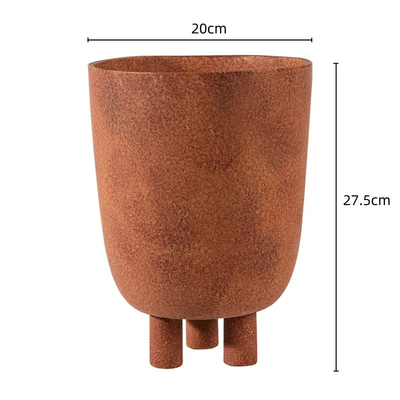 vase géométrique en céramique pour décoration florale artisanale - vue 12 sur 12