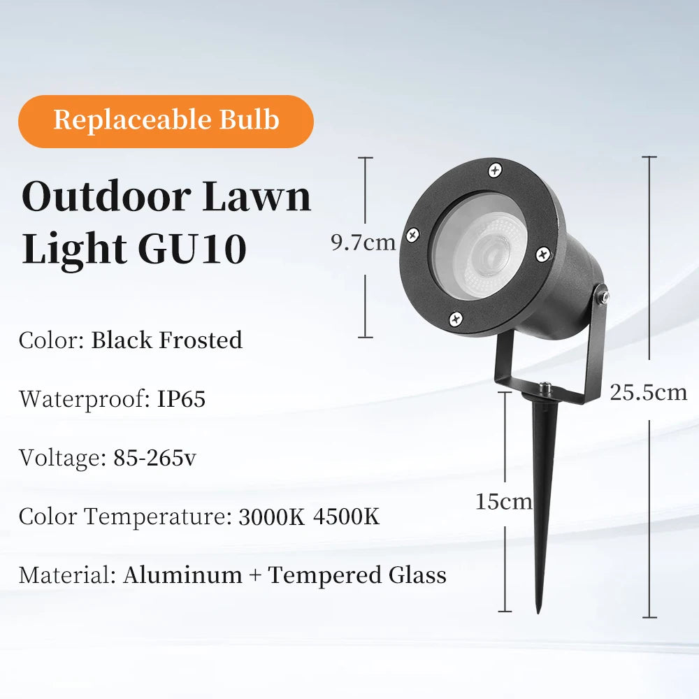 lampe led extérieure pour jardin éclairage paysager étanche et décoratif - vue 8 sur 8