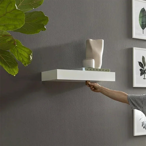 solution de rangement murale étagère design avec compartiment secret - vue 5 sur 9