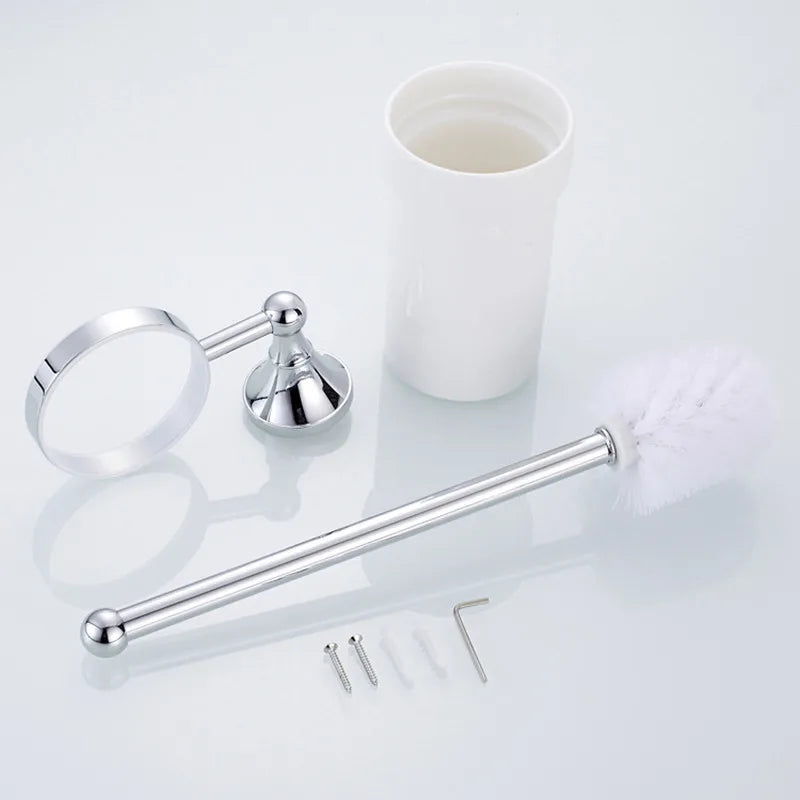 nouveau support de brosse de toilette en cuivre vintage avec fixation céramique - vue 3 sur 6