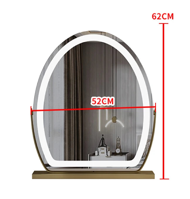 miroir de courtoisie éclairé avec capteur tactile et éclairage dimmable - vue 13 sur 15