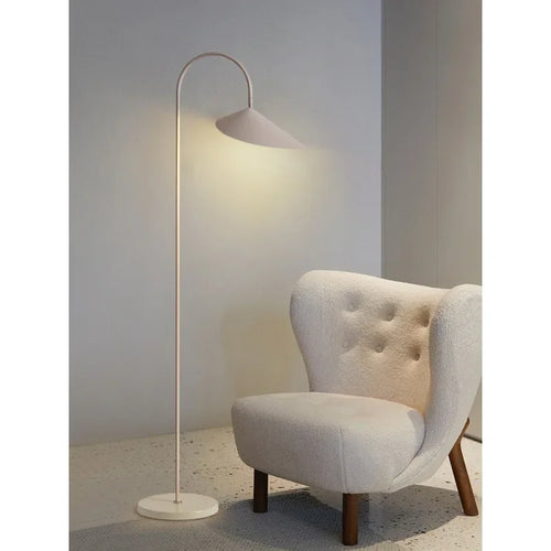 Nordic Minimalist Led Floor Lamp with Changeable Bulb for Living Dining Room Tables Stand Lighting Luminaires - vue 2 sur 8