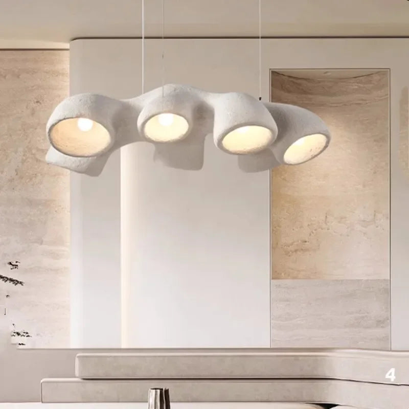 Minimalist Nordic designer chandelier - vue 3 sur 9