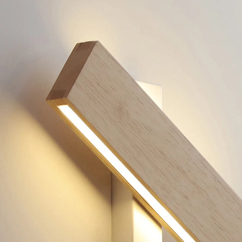 Applique murale LED rotative en bois - vue 7 sur 9
