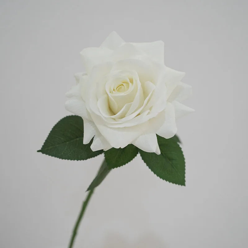 rose artificielle en latex pour décoration florale mariage et jardin - vue 3 sur 6
