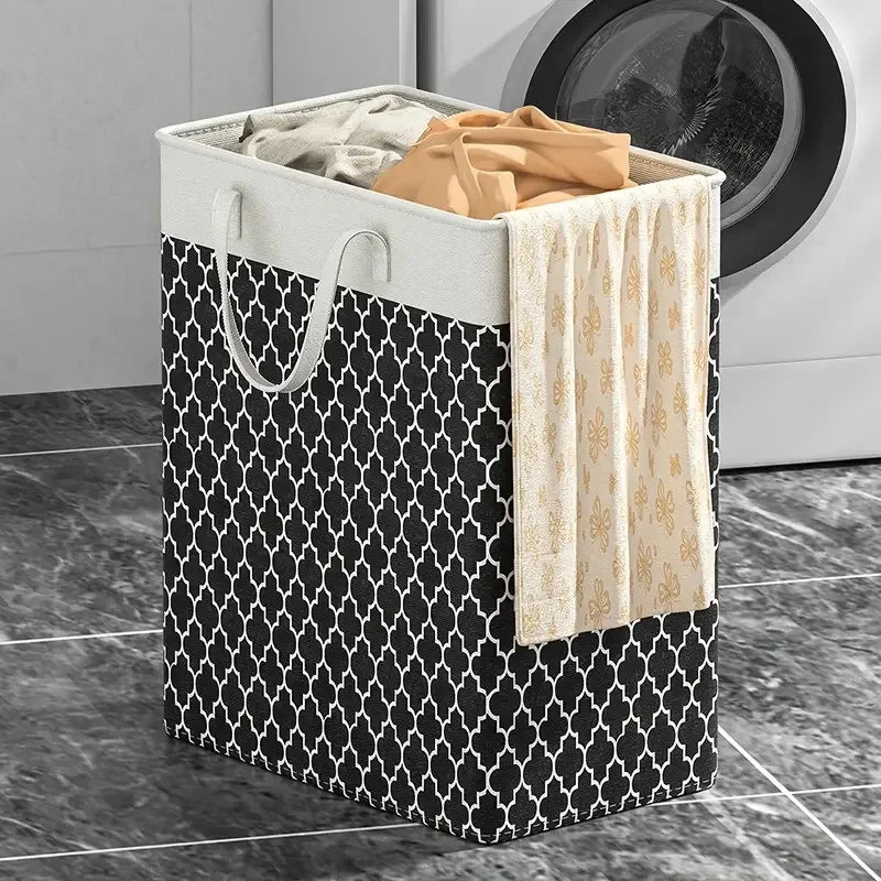 panier à linge pliable imperméable grande capacité pour vêtements - vue 10 sur 10