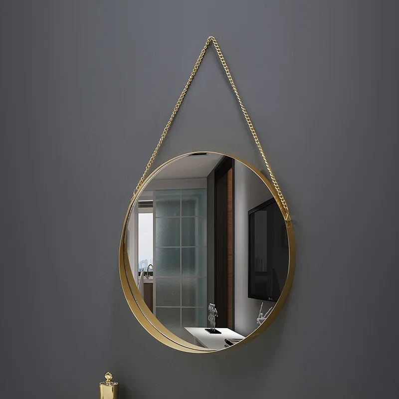 miroir mural rond créatif pour décoration intérieure et maquillage - vue 5 sur 13
